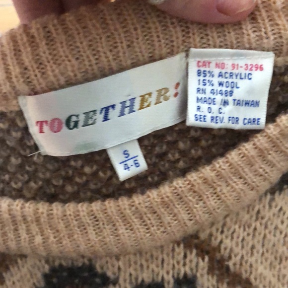 Vintage Wool blend sweater - Picture 2 of 4